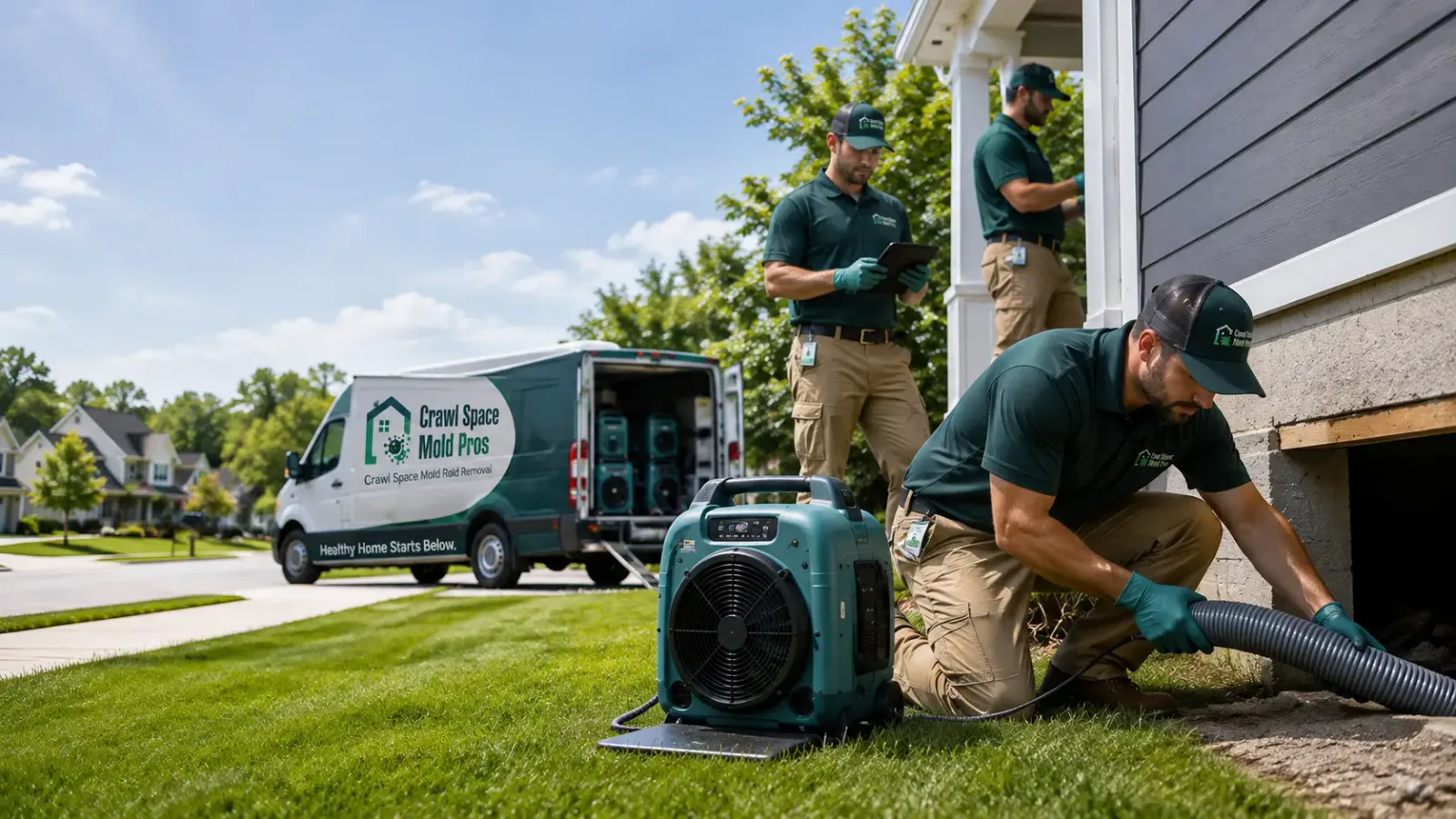Crawl Space Mold Removal in Nipomo, CA